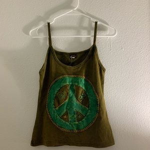 Rising international tank top. Size medium. Brand new with tag.